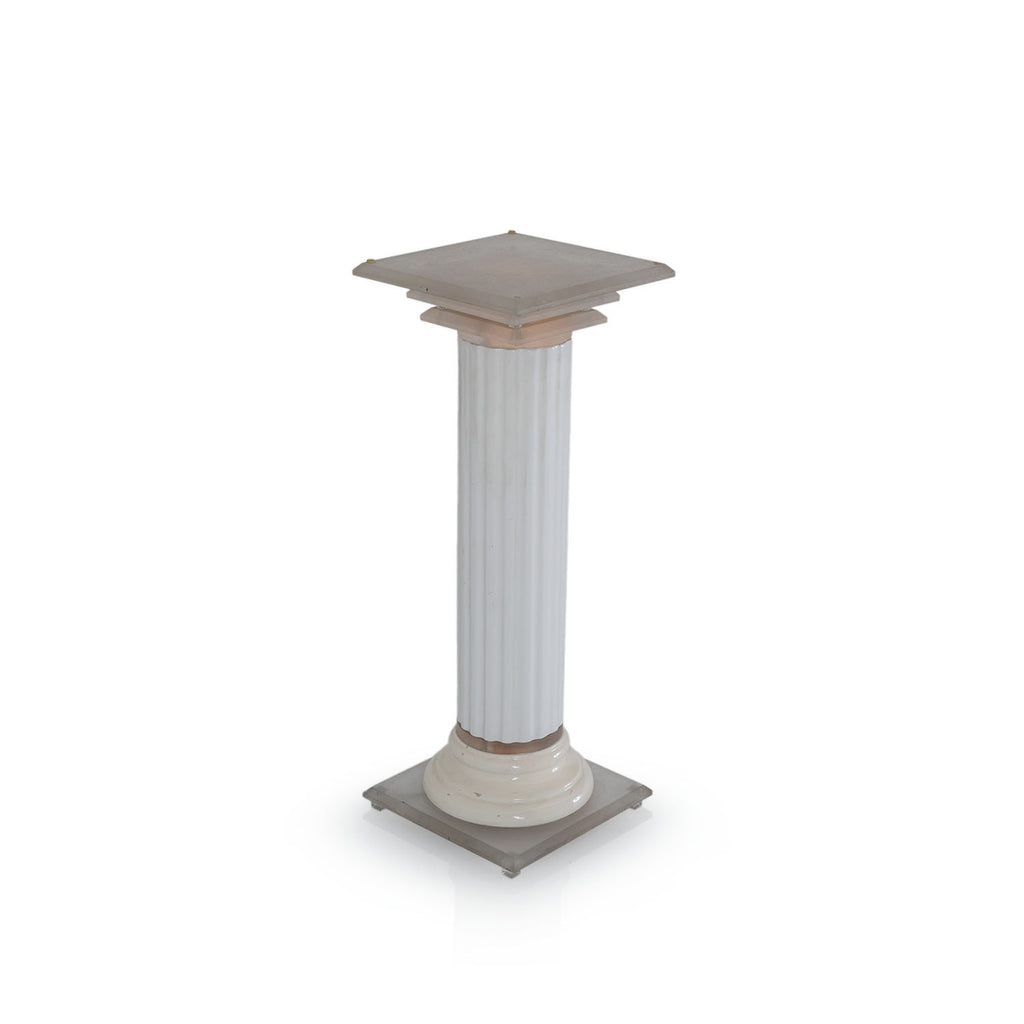 White Light-Up Greek Column