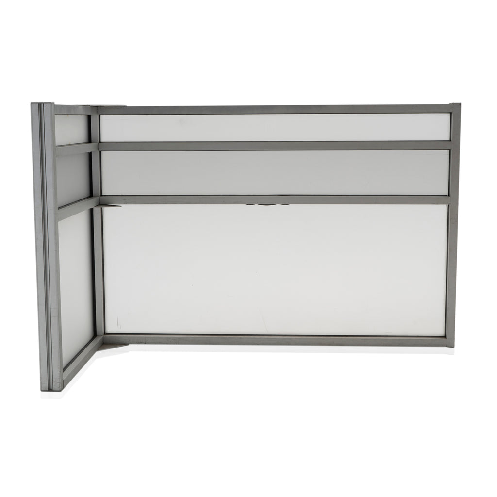 Metal and Glass Cubicle Divider