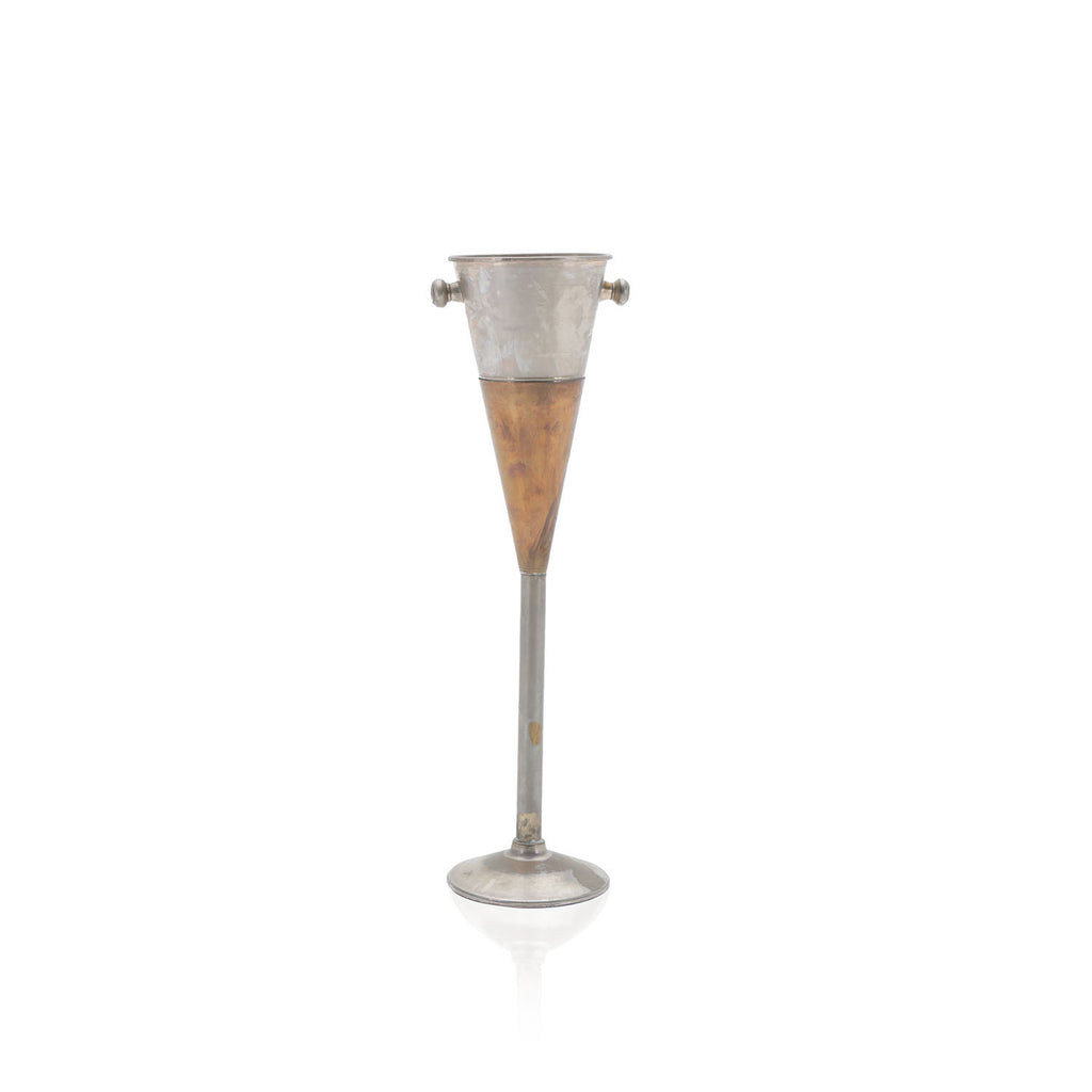 Metal Cone Ice Bucket with Stand
