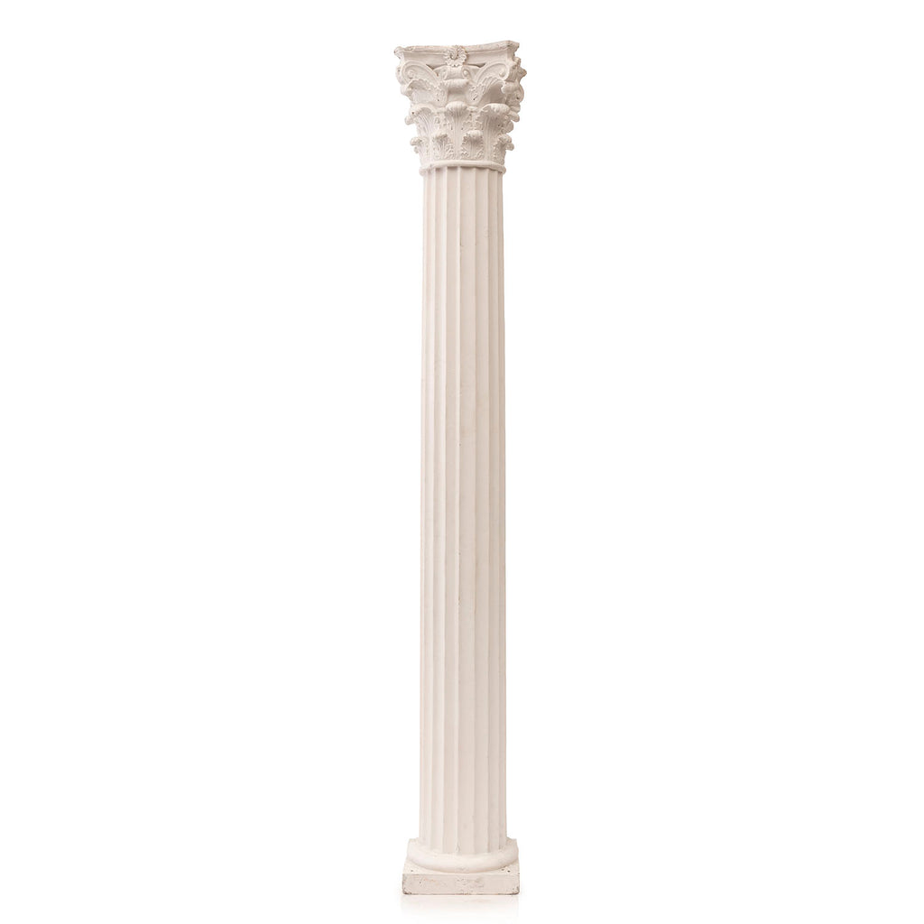 White Corinthian Roman Column