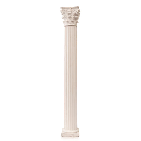 White Corinthian Roman Column