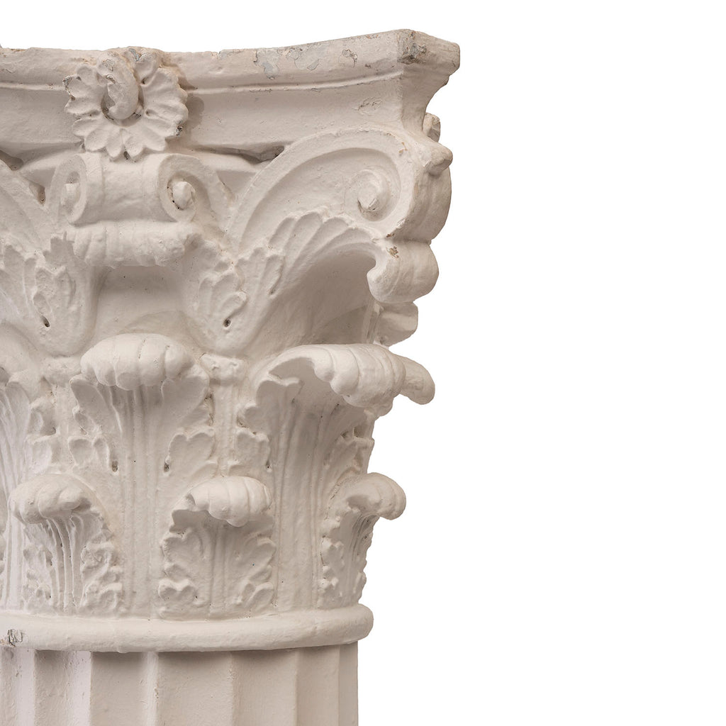 White Corinthian Roman Column