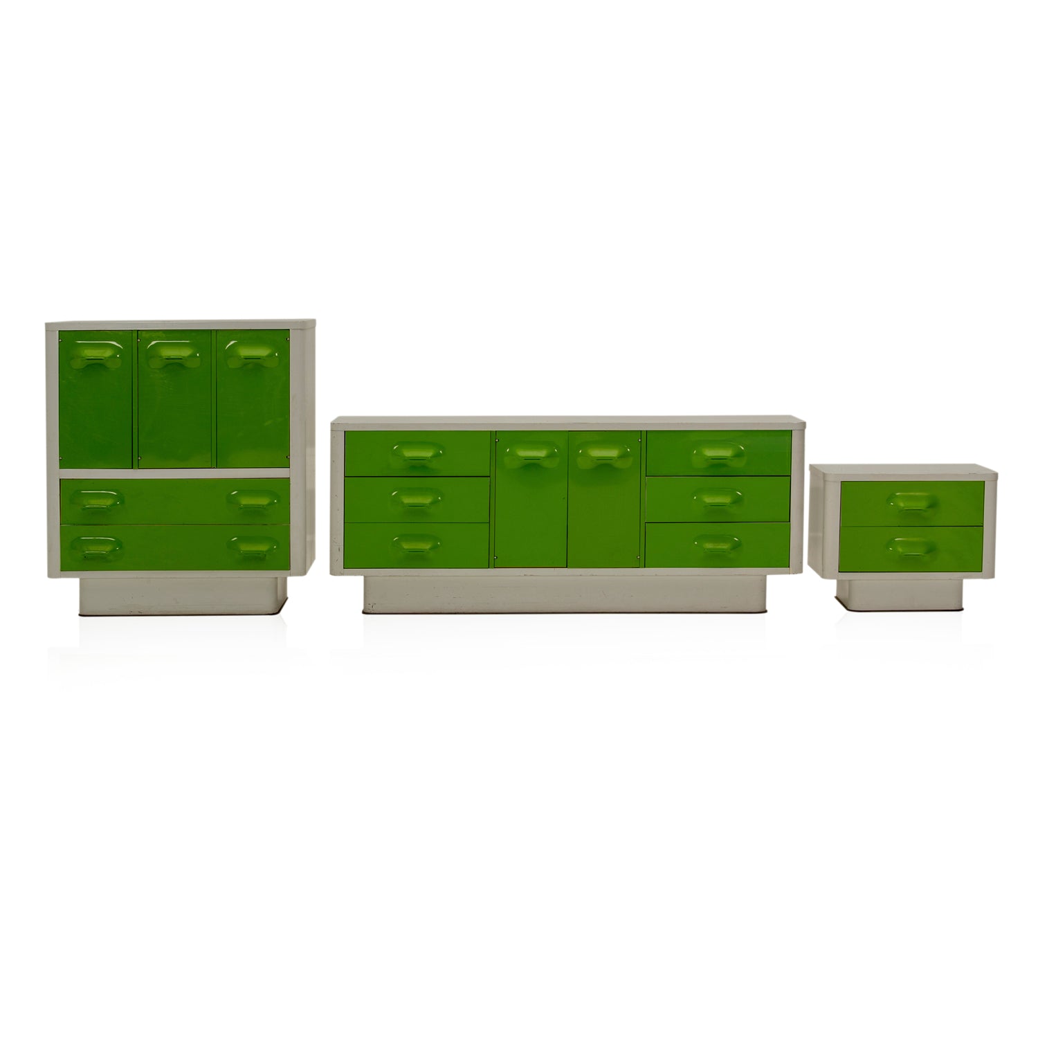green emerald velvet dress Green & White Mod Dresser Credenza green emerald velvet dress Green & White Mod Dresser Credenza