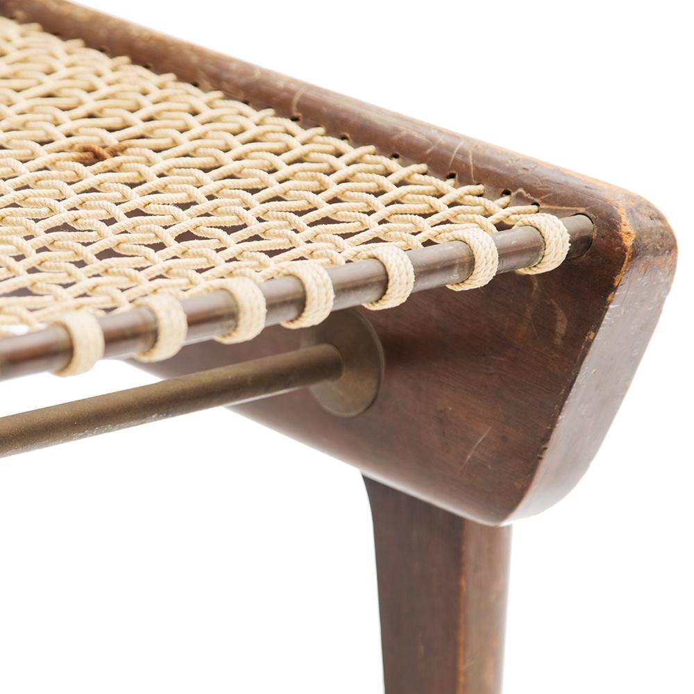 Wood and Rope Weave Table