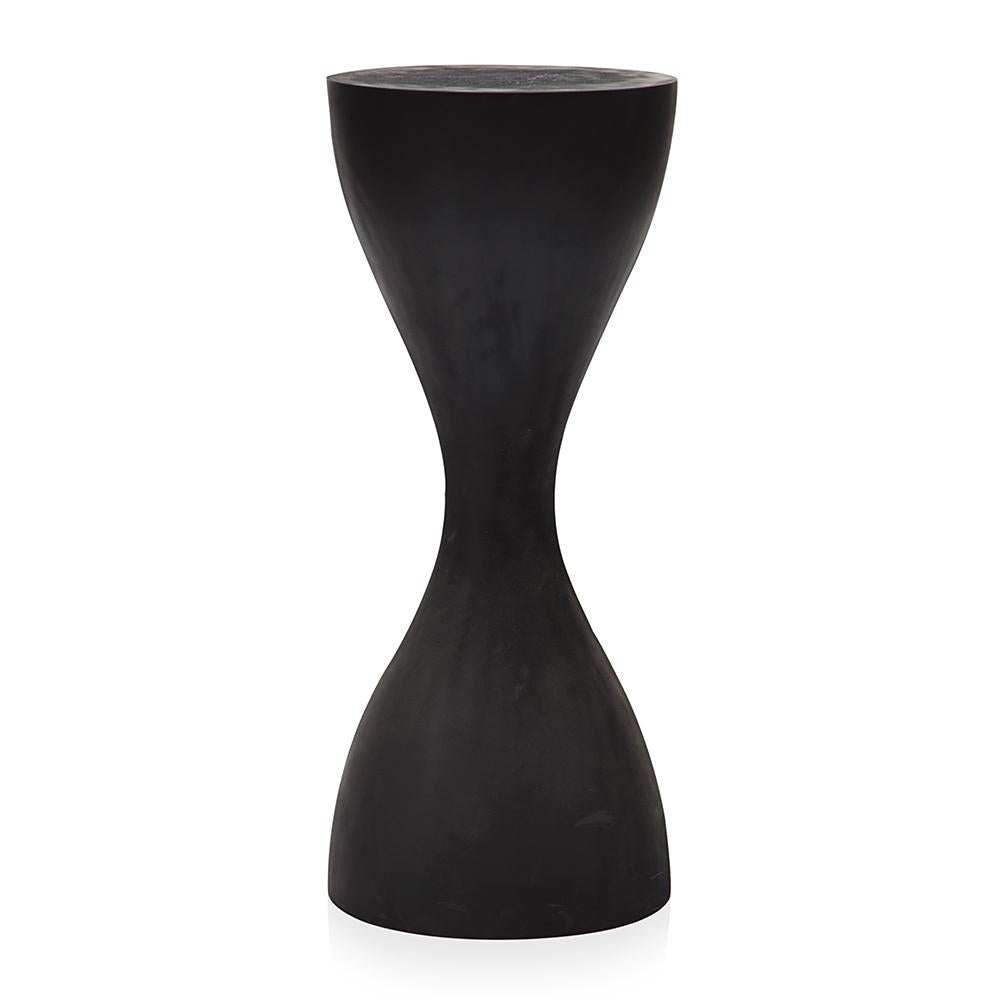 Hourglass Pedestal - Black