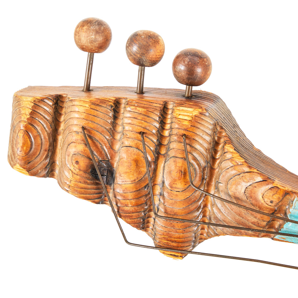 Mid Century Carved Wood Instruments - Gil & Roy Props