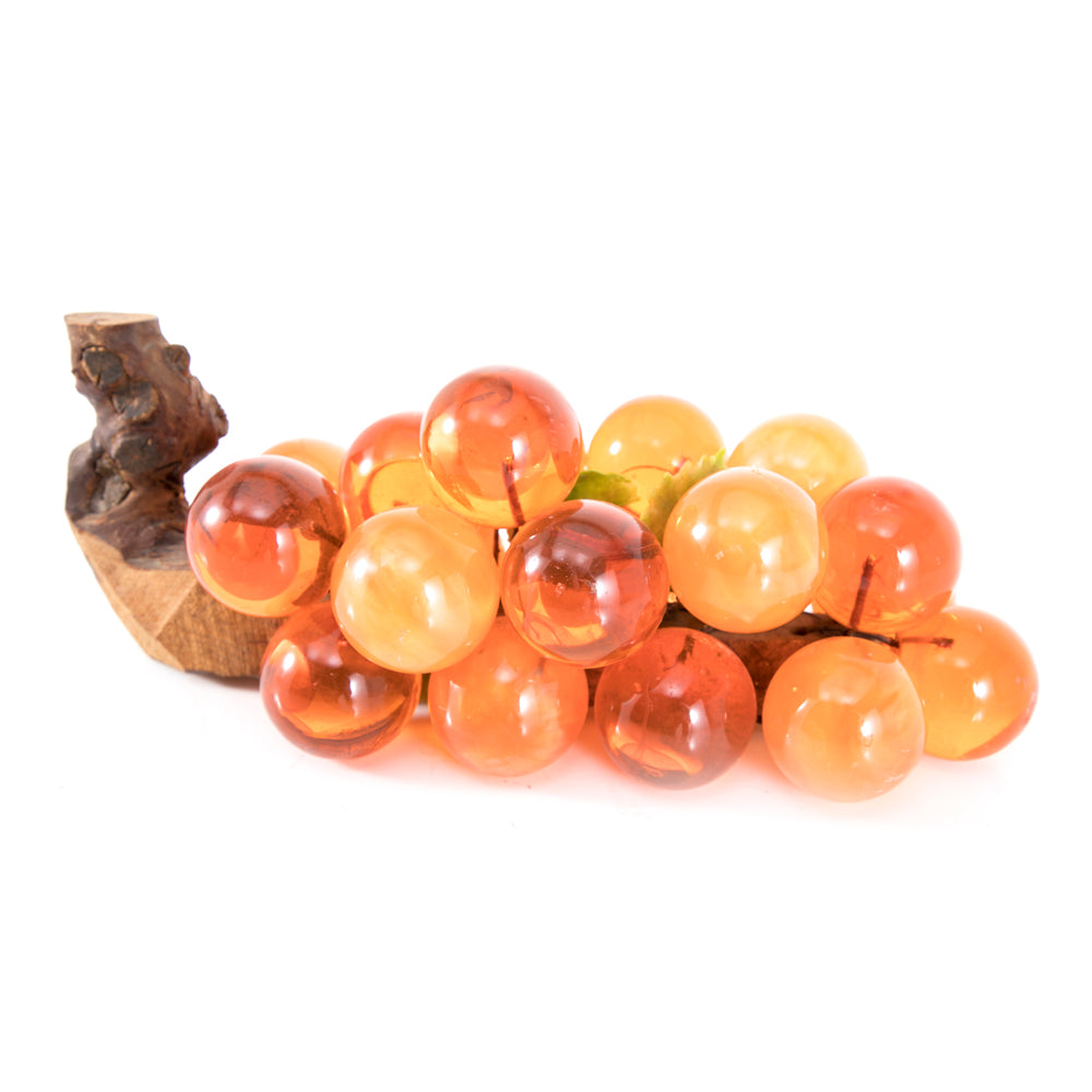 Orange Yellow Red Glass Grape Collection