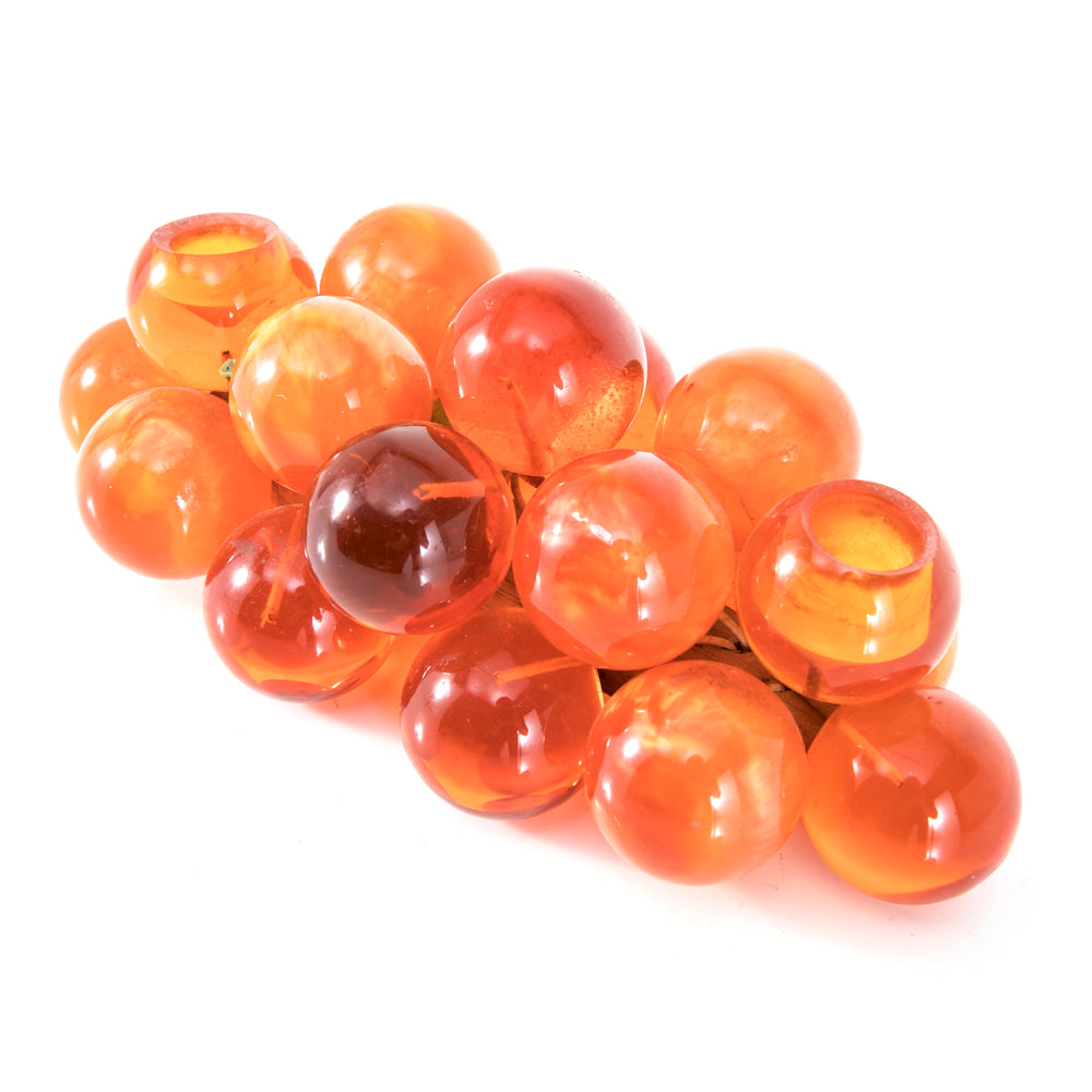 Orange Yellow Red Glass Grape Collection