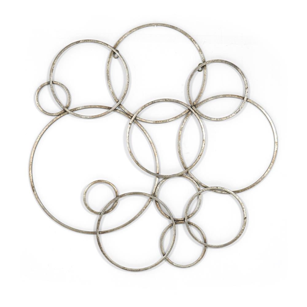 Silver Ring Wall Sculpture
