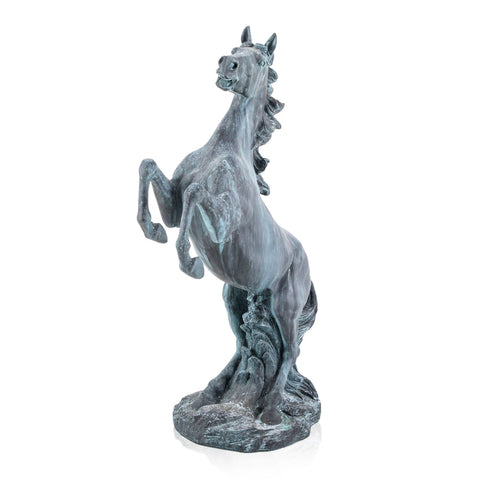 Grey Horse Statue