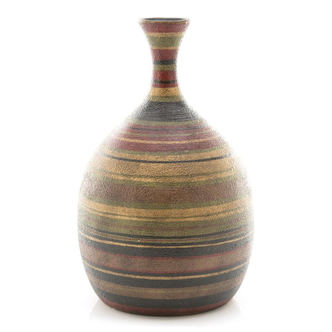 Multi Iron Striped Vase (A+D)