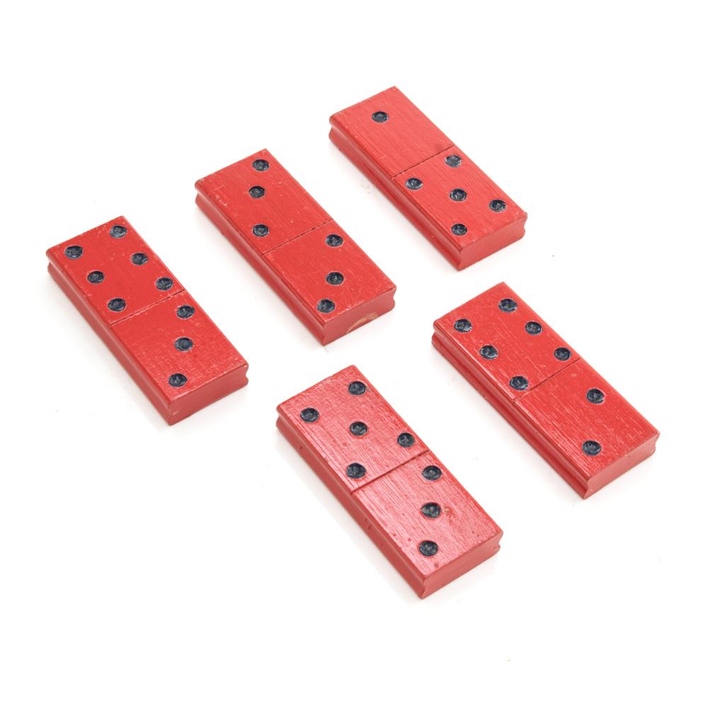 Red Wooden Dominos (A+D)