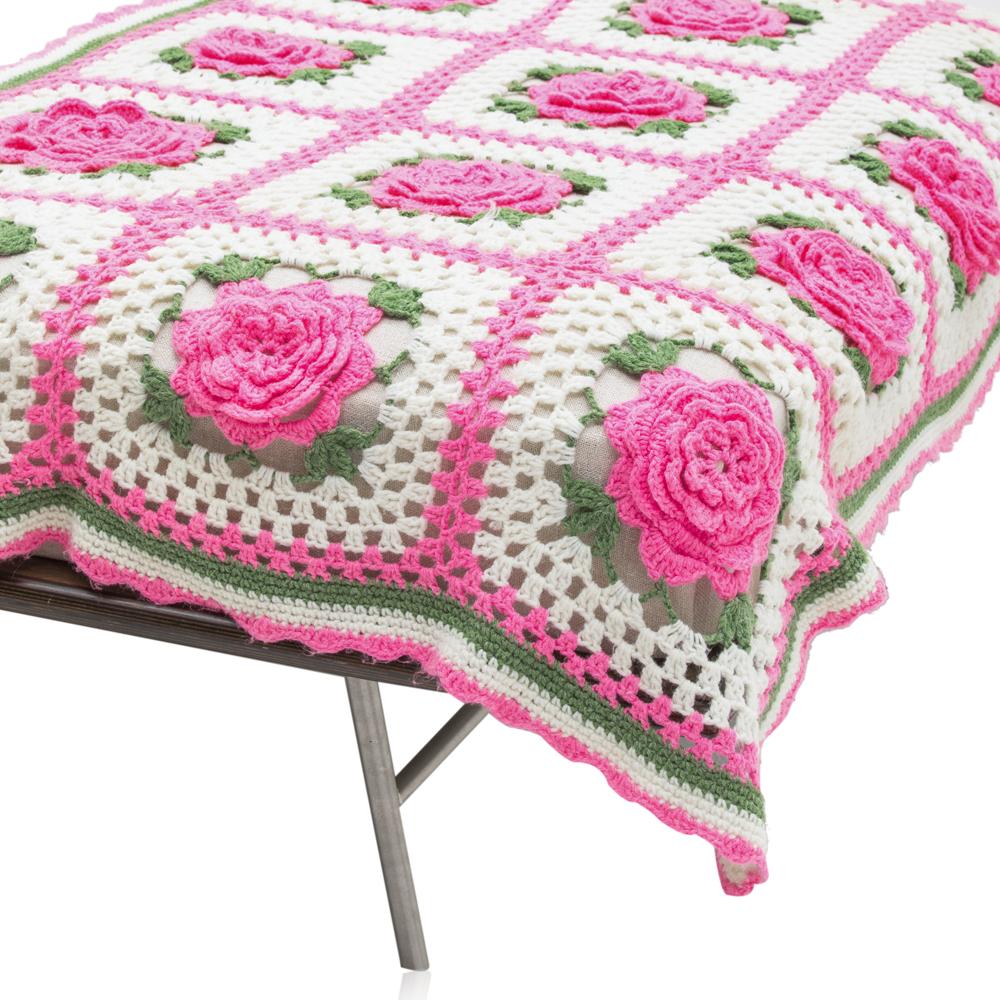 Rose Crochet Blanket