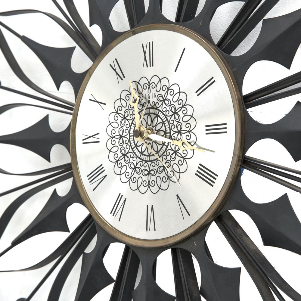 Metal Flower Clock
