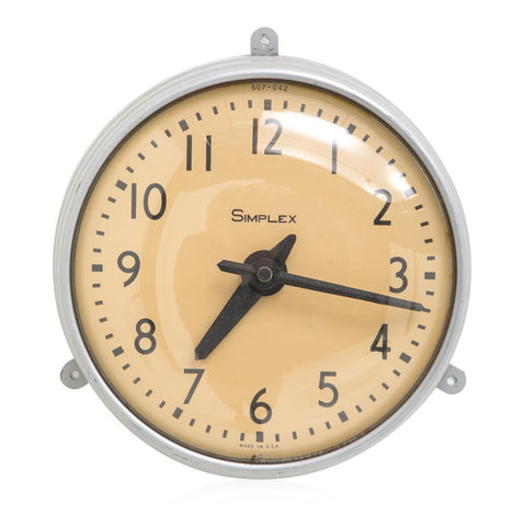 Simplex School Round Clock