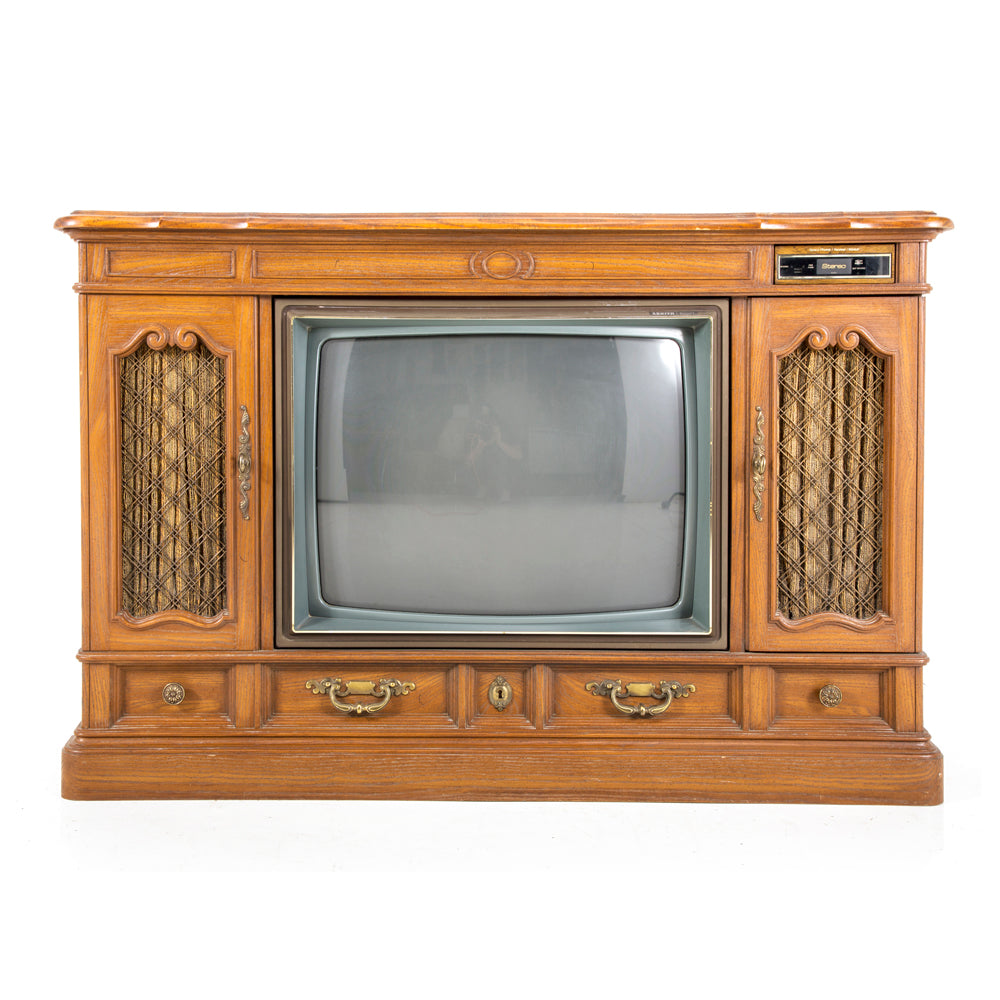 Zenith Wooden Television Console Gil Roy Props - Main Image