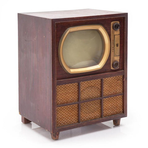 Wood Admiral Antique Television Console