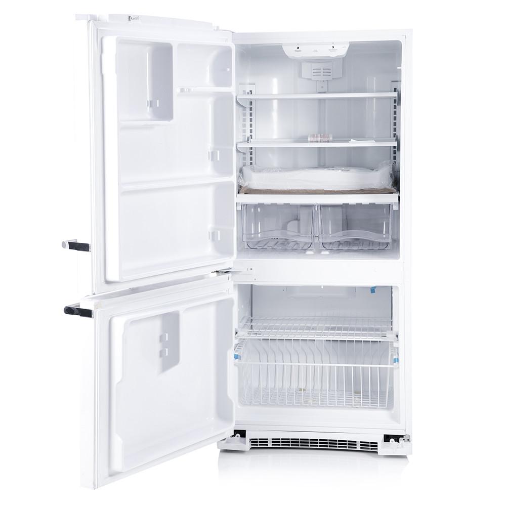 White GE Refrigerator