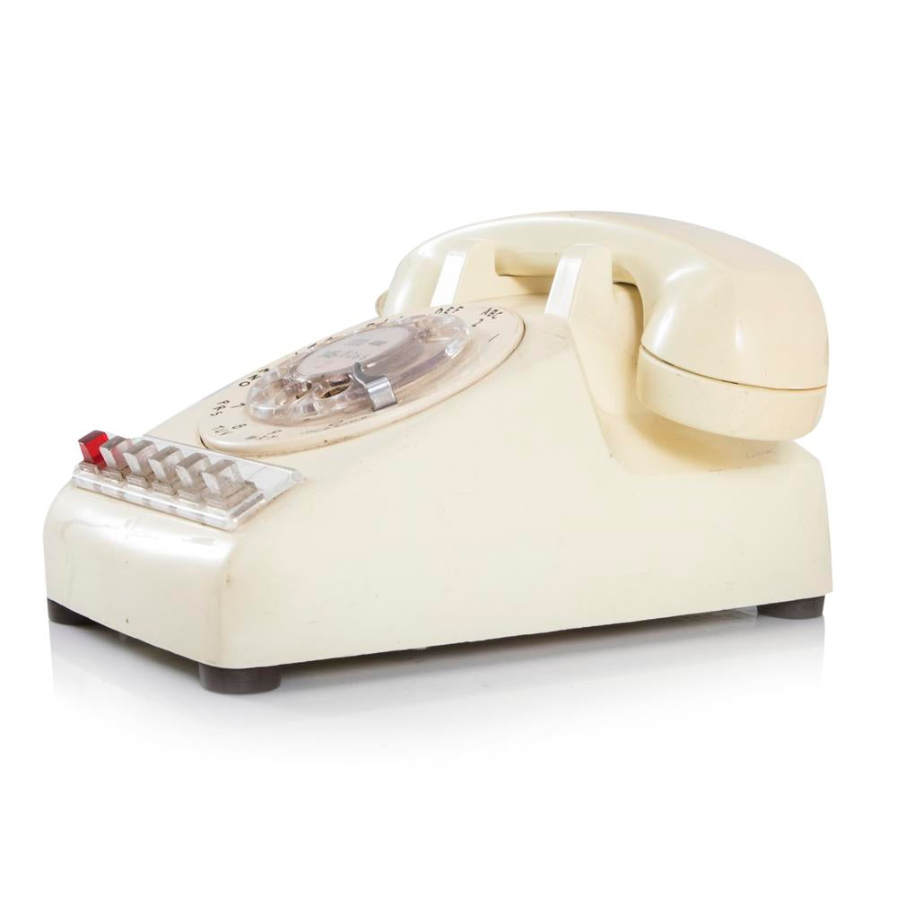 Off-White Rotary Office Multi-Line Phone