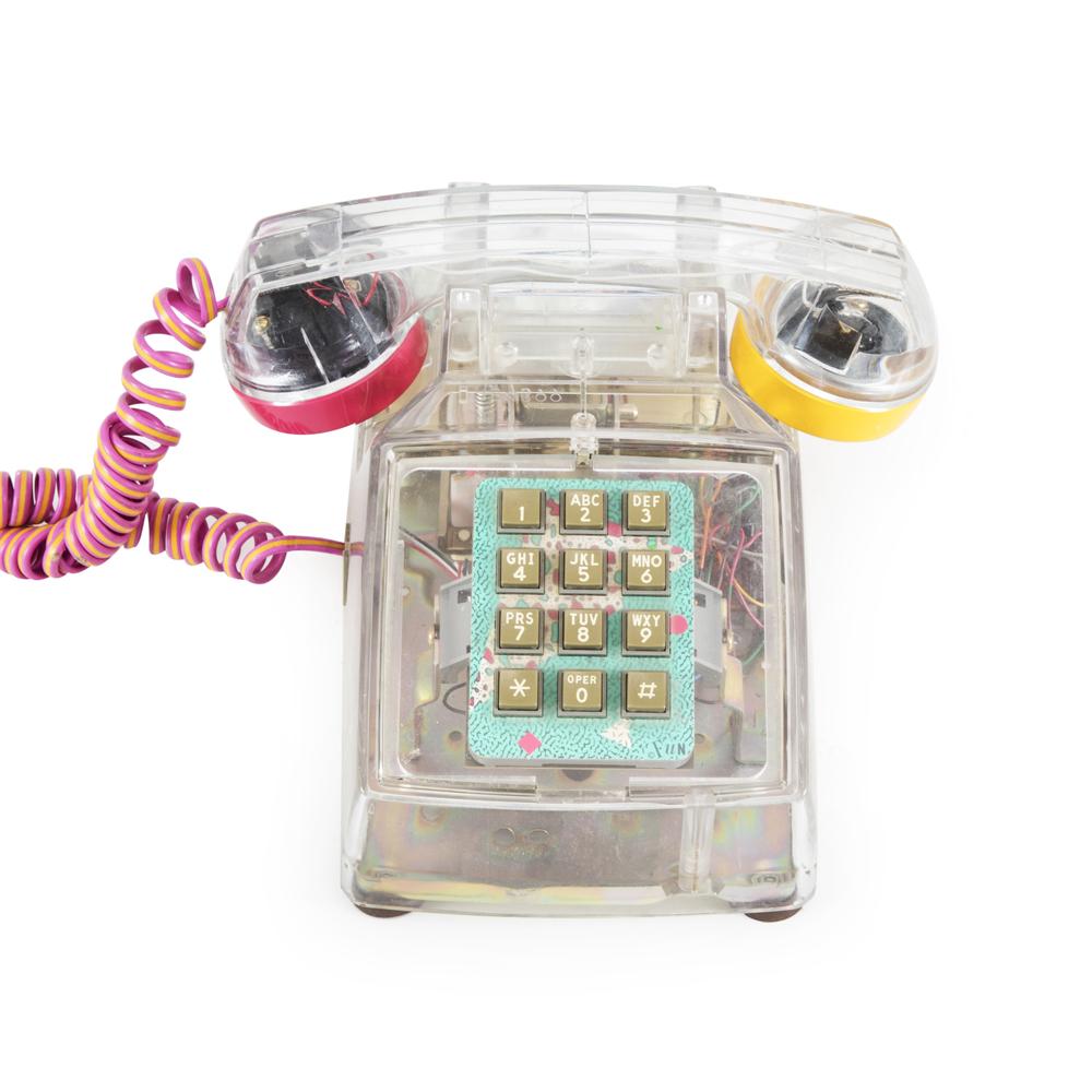 Clear & Colorful 90's Telephone