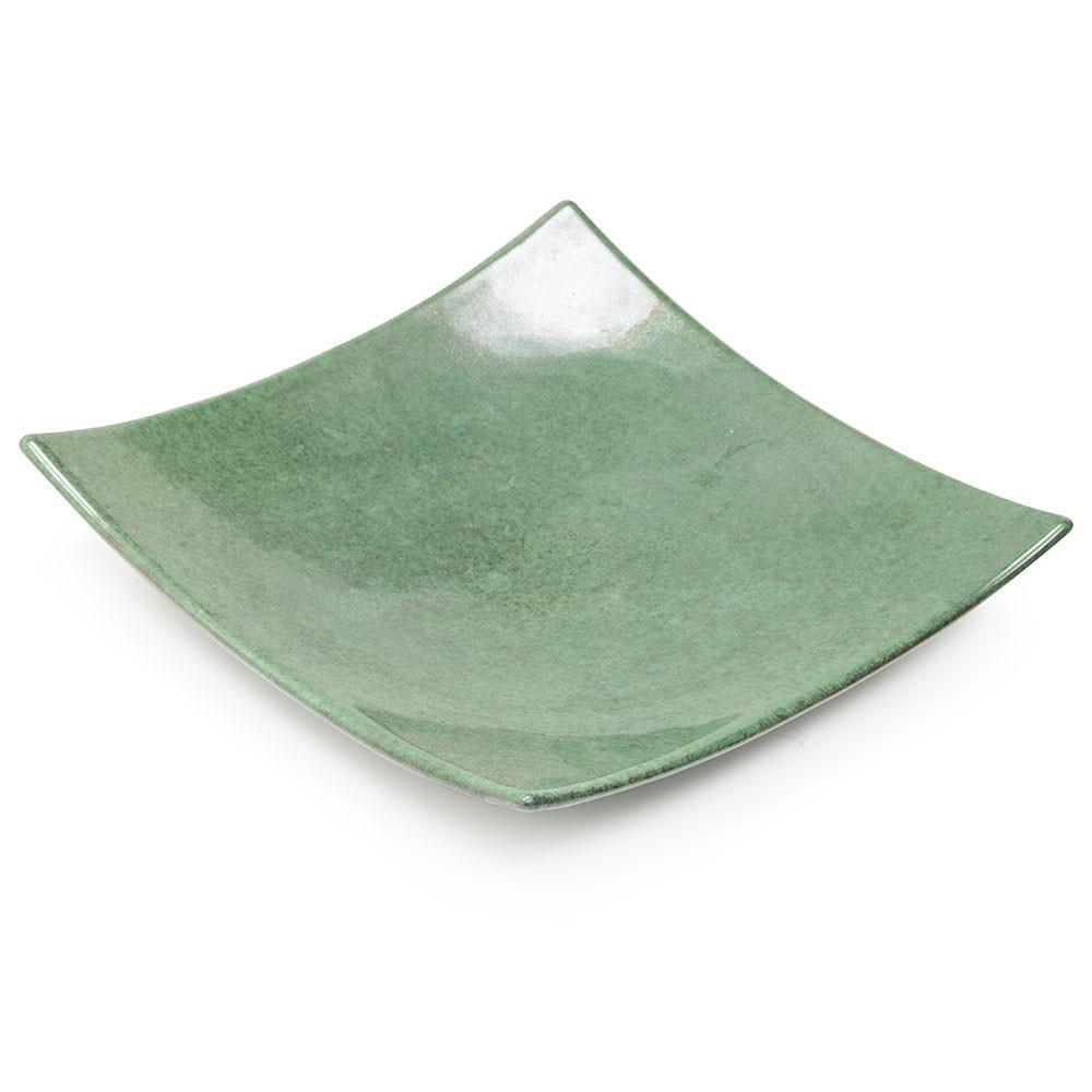 Green Ceramic Square Plate