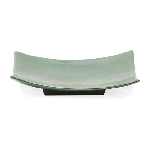 Green Ceramic Square Plate