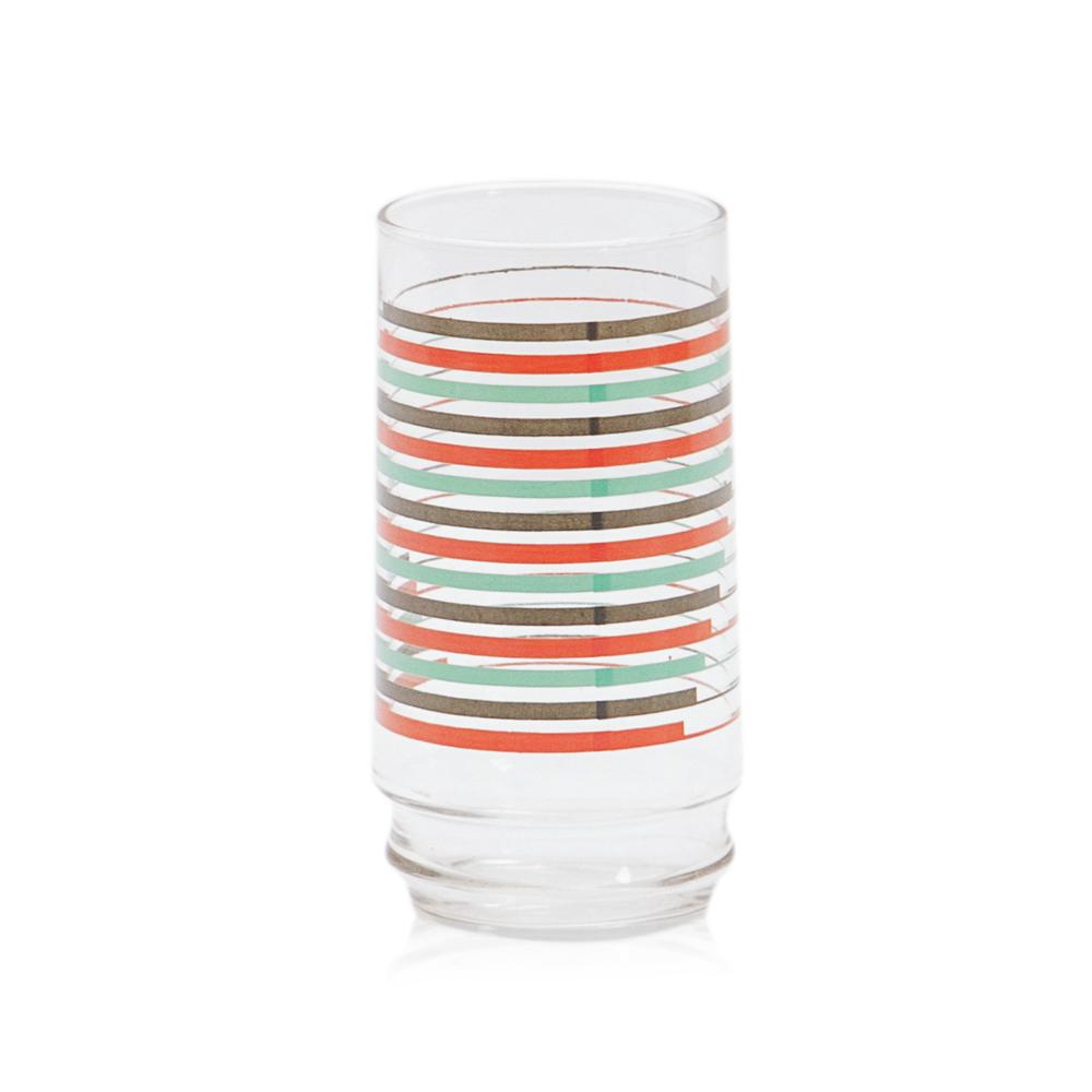 Striped Juice Glass
