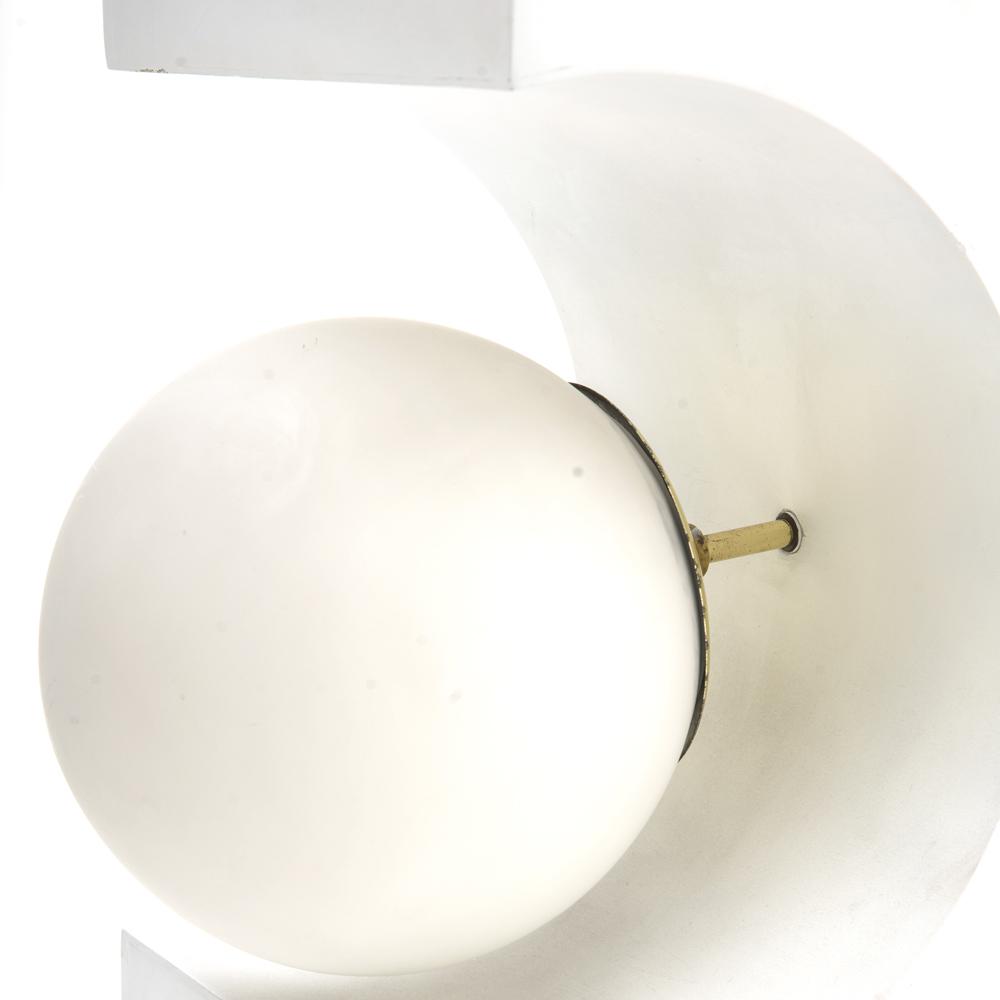 Modeline - White Rectangle Table Lamp - Gil & Roy Props