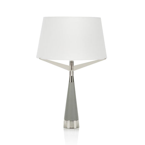 Cone Table Lamp - Grey Lacquer