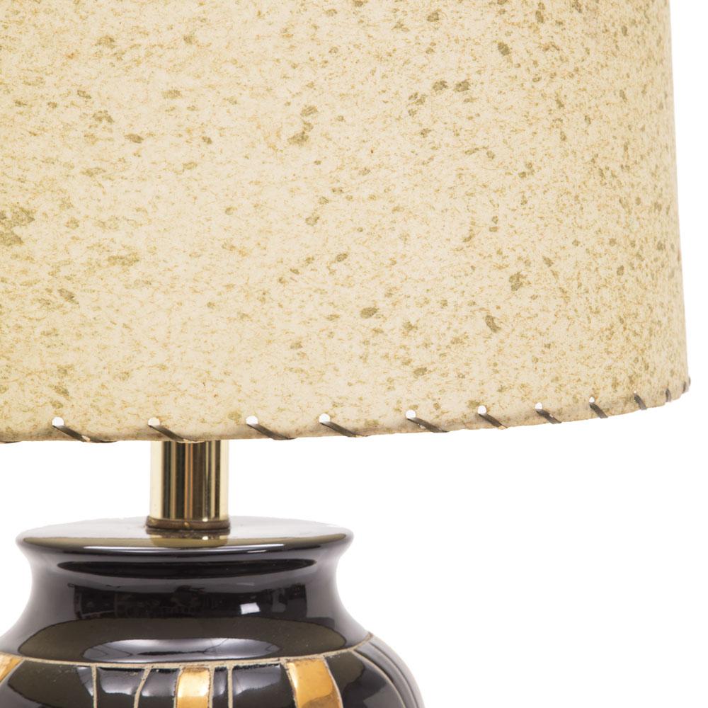 Black & Gold Art Deco Lamp
