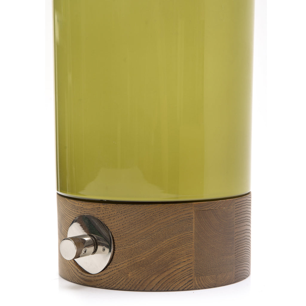Green Cylinder Table Lamp