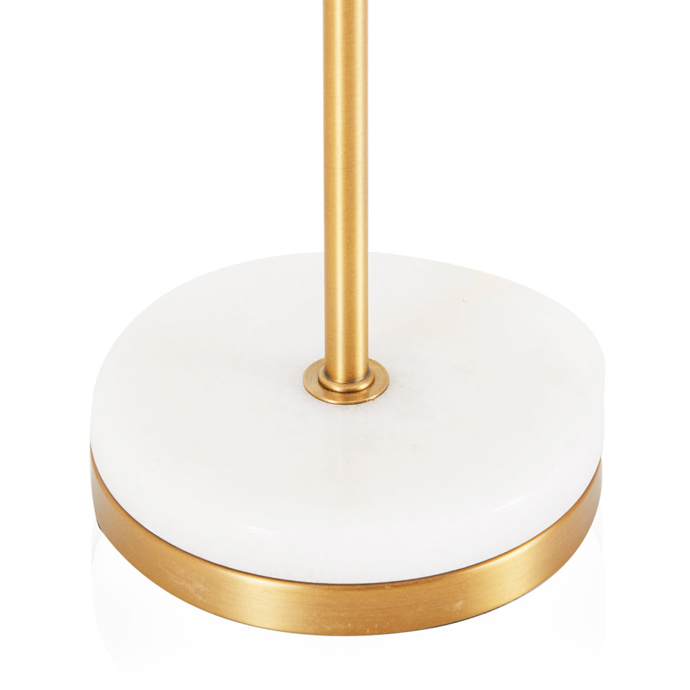 Simple Gold and White Table Lamp