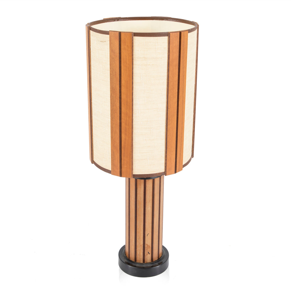 Wood Panel Table Lamp