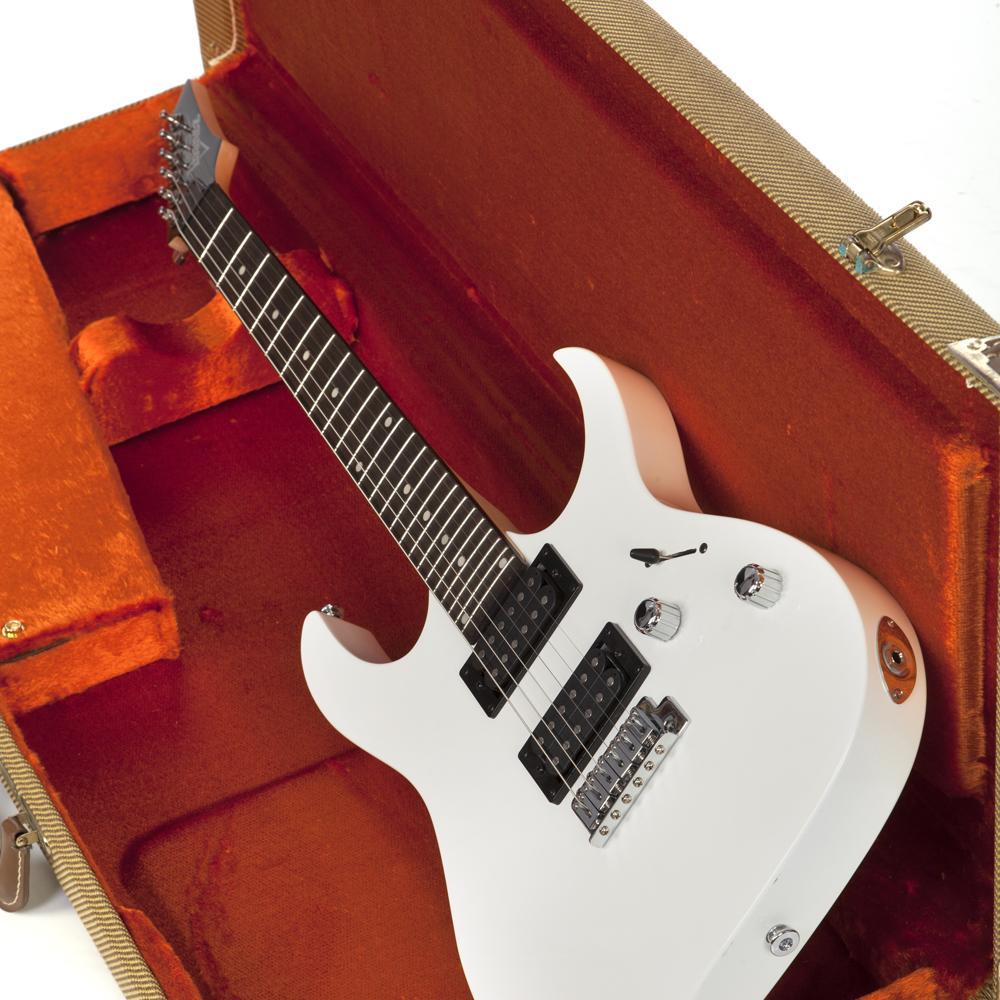 White Electric Guitar and Carry Case
