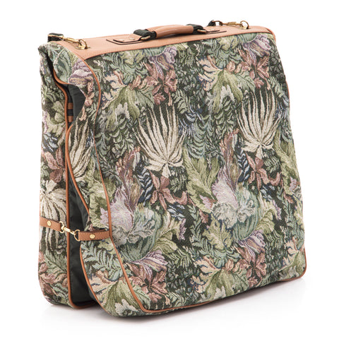 Green Jungle Print 'American Tourister' Garment Bag