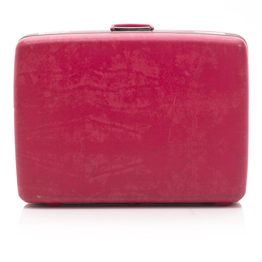 Pink Fiberglass Suitcase