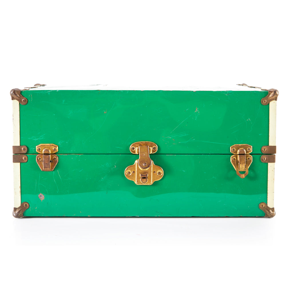 Vintage Green Luggage Trunk