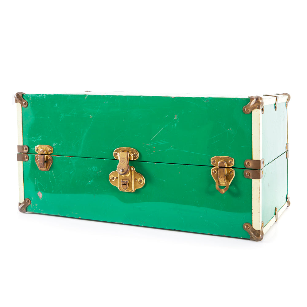 Vintage Green Luggage Trunk