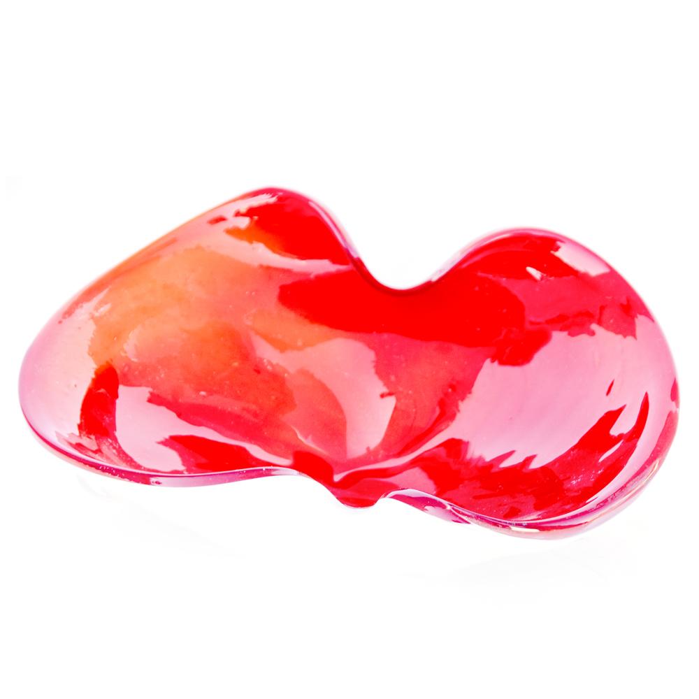 Winged Red Glass Ashtray Gil Roy Props winged-red-glass-ashtray-gil-roy-props