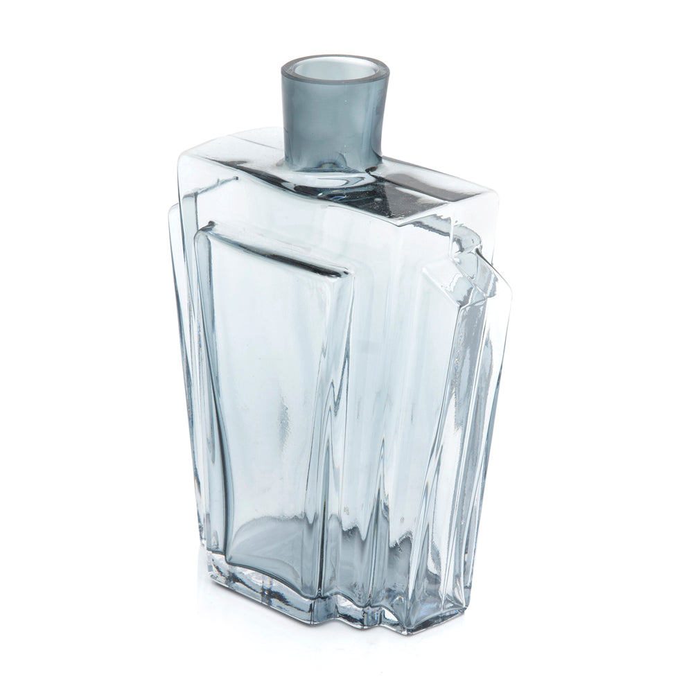 Clear Smoked Glass Perfume Bottle