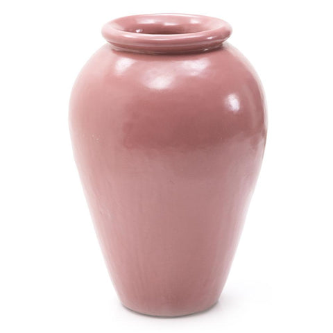 Mauve Pink Tapered Ceramic Vase (A+D)