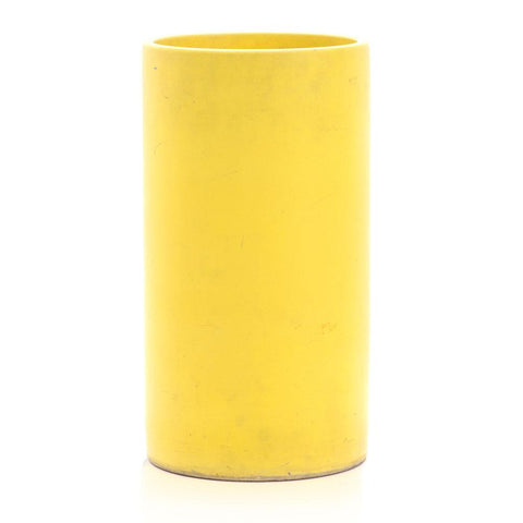 Yellow Cylindrical Planter