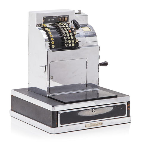 Chrome Antique Cash Register