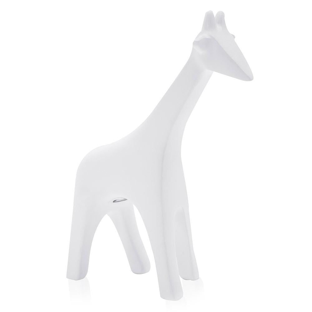 White Ceramic Animal Giraffe Sculpture (A+D)