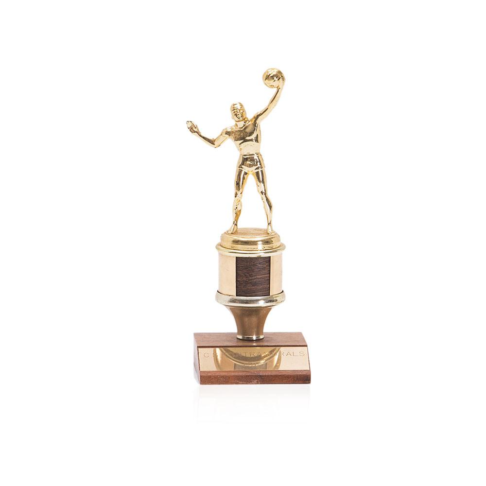 Brass Basketball Trophy