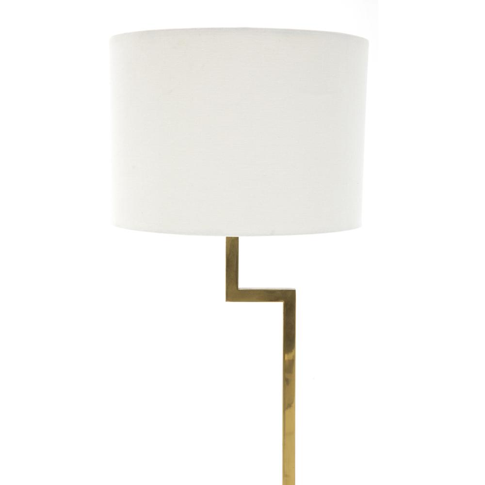 Gold Angled Floor Lamp