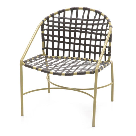 Brown Strapped Chair