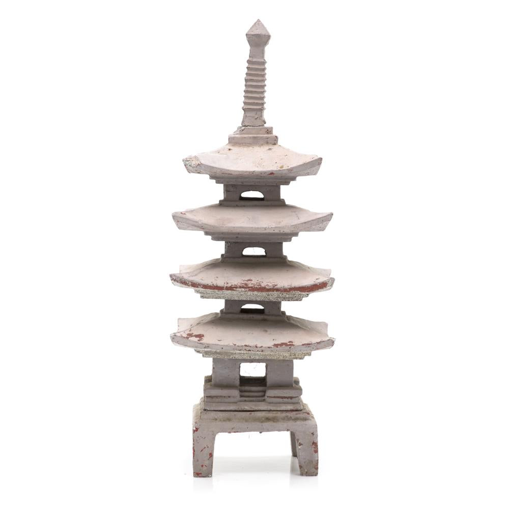 Concrete Pagoda Lawn Sculpture