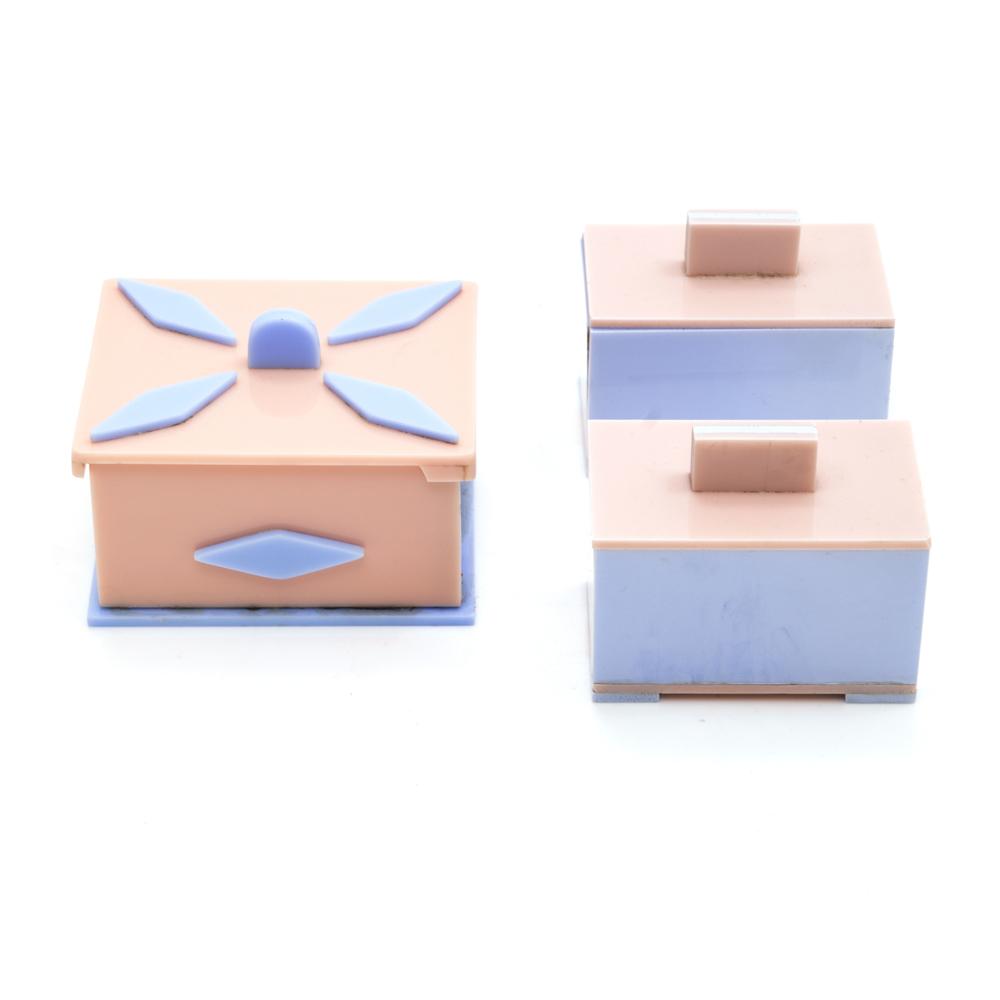 Pink and Blue Keepsake Plexi Box Set
