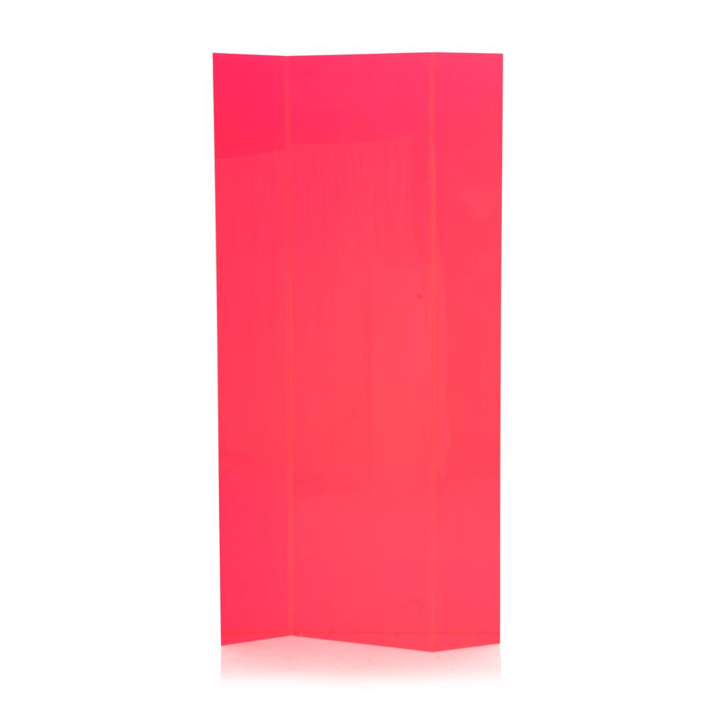 Red Screen Divider Plexi Screen Divider - Red - Gil & Roy Props